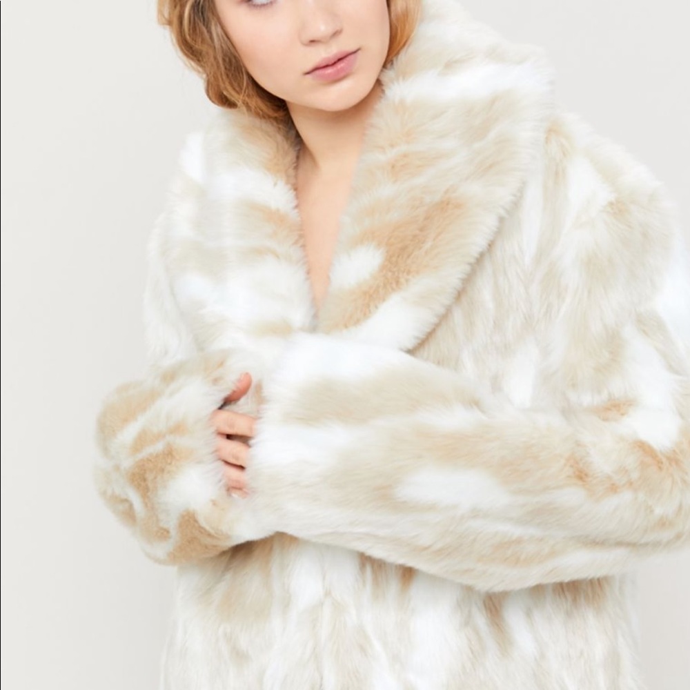 Urban outfitters fur coat